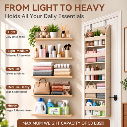 ✨ TODAY'S SPECIAL OFFER — Jorenix® 6-Tier Over-the-Door Organizer – More Storage, Zero Floor Space
