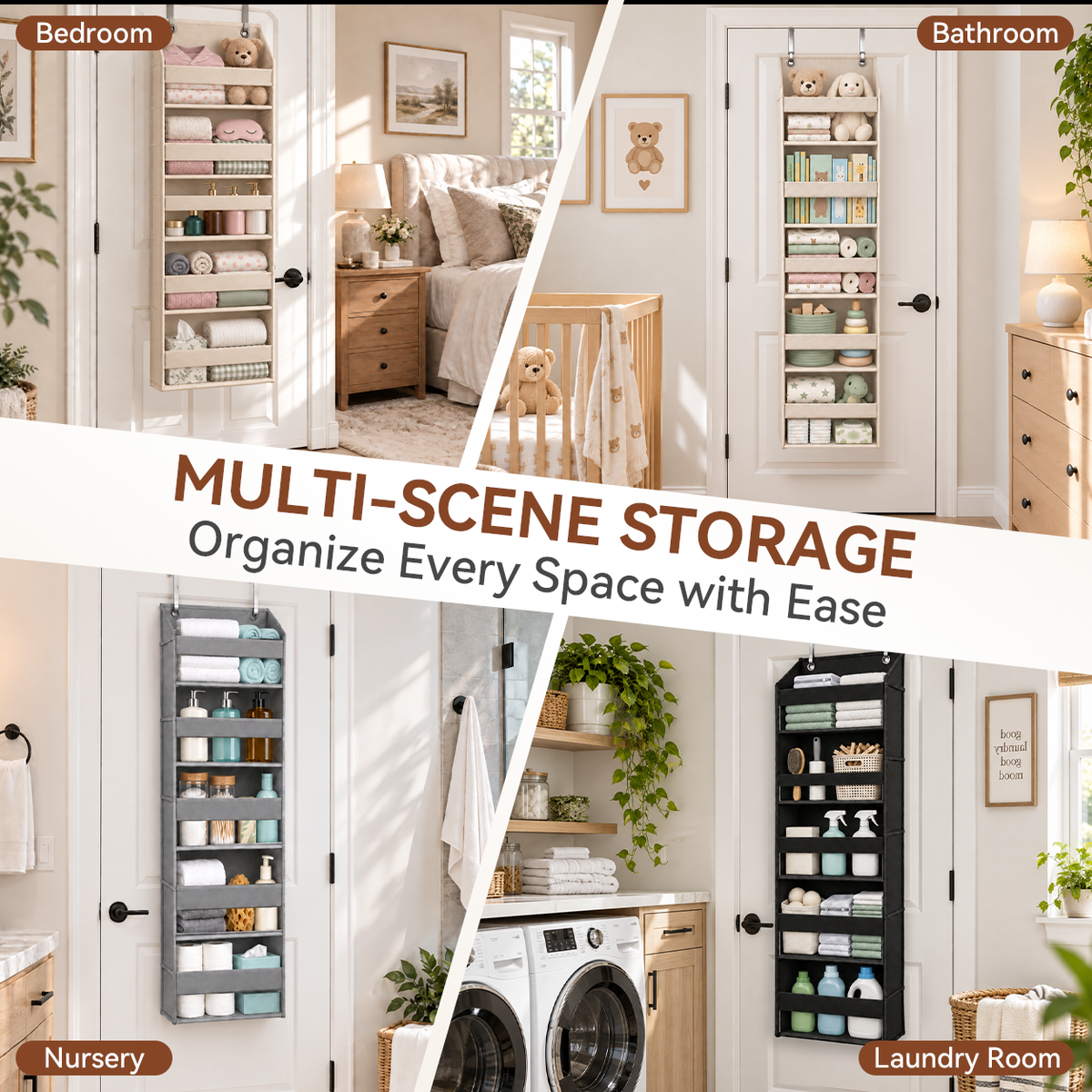 ✨ TODAY'S SPECIAL OFFER — Jorenix® 6-Tier Over-the-Door Organizer – More Storage, Zero Floor Space