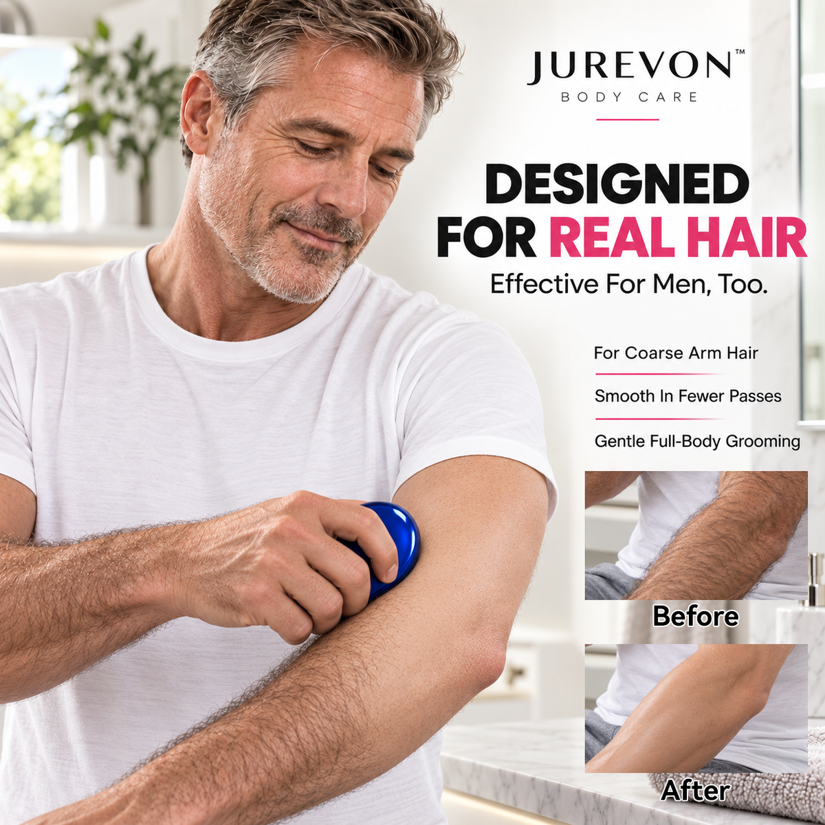 ✨ Jurevon® Crystal Hair Remover with Protective Cover — 35% OFF