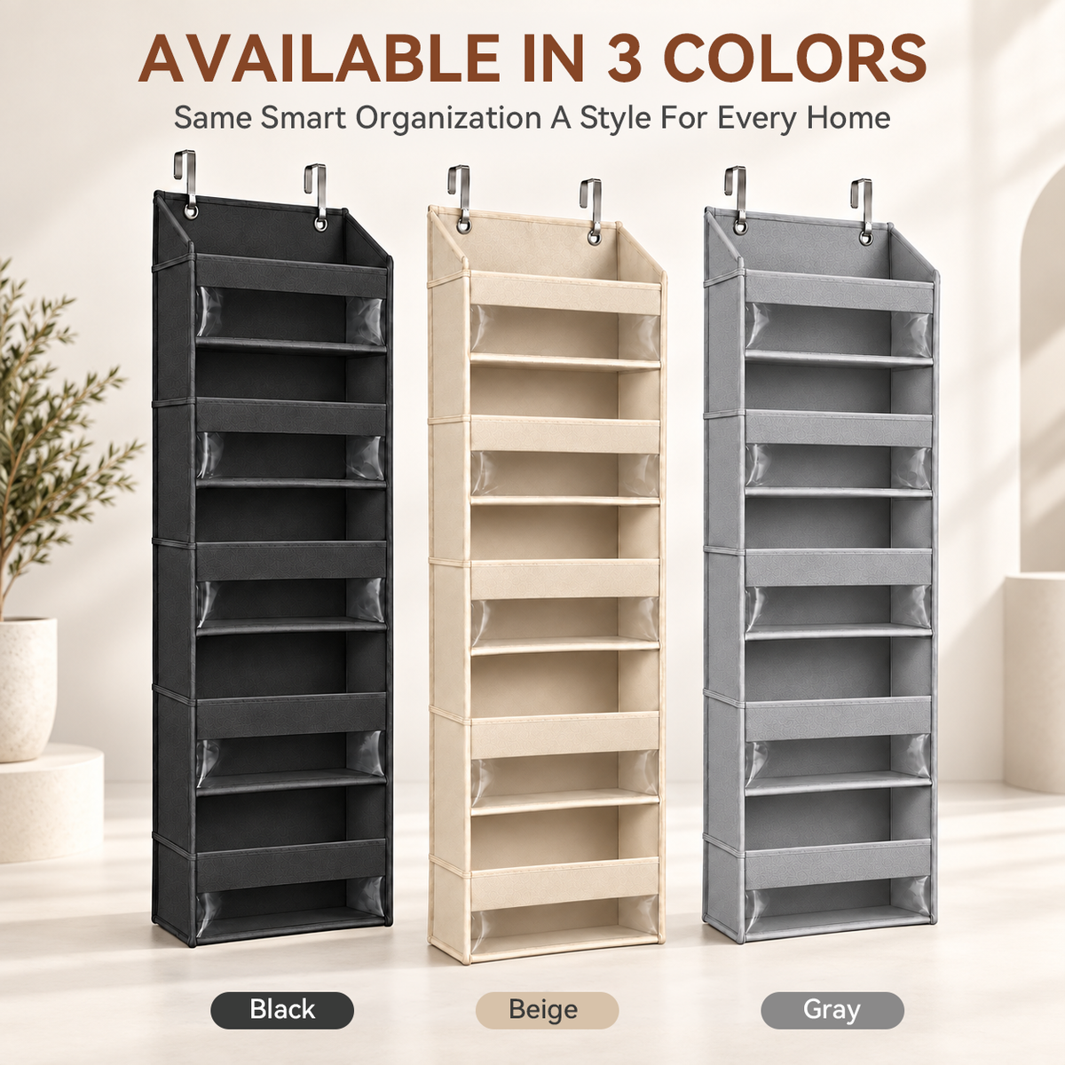 ✨ TODAY'S SPECIAL OFFER — Jorenix® 6-Tier Over-the-Door Organizer – More Storage, Zero Floor Space