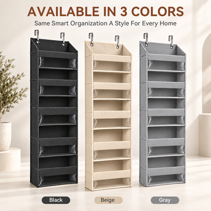 40% OFF — Jorenix® 6-Tier Over-the-Door Organizer with Pockets for Bedroom, Bathroom, Pantry & Closet