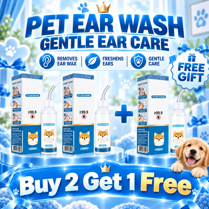 🐶🐱 Jurevon® Pet Ear Cleaner – Deeper Routine Cleaning for Dogs & Cats