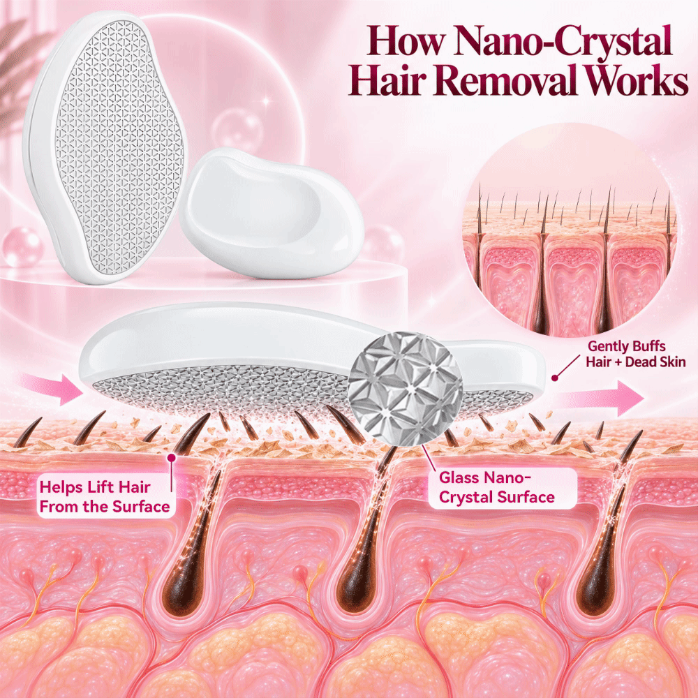 ✨ Jurevon® Crystal Hair Remover with Protective Cover — 35% OFF