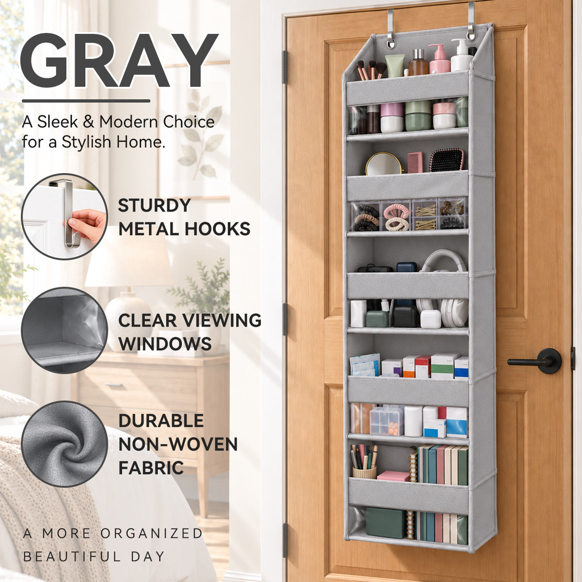 ✨ TODAY'S SPECIAL OFFER — Jorenix® 6-Tier Over-the-Door Organizer – More Storage, Zero Floor Space