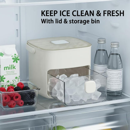 🧊 40% OFF — Jorenix® QuickPop Ice Tray – One-Press Ice Release