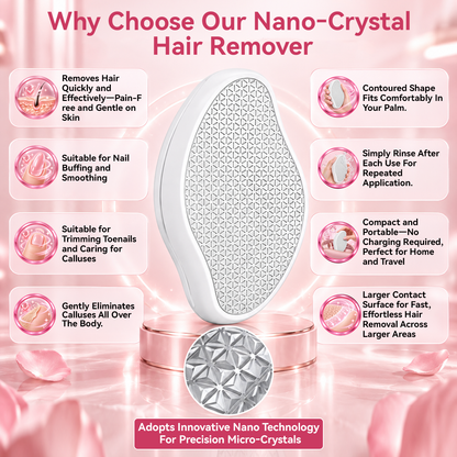 ✨ Jurevon® Crystal Hair Remover with Protective Cover — 35% OFF