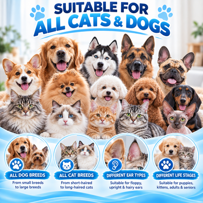🐶🐱 Jurevon® Pet Ear Cleaner – Deeper Routine Cleaning for Dogs & Cats