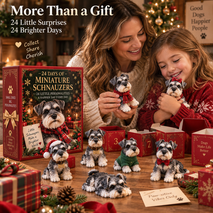 🎁24 Days of Schnauzer Love – A Little Bearded Friend Every Day🔥