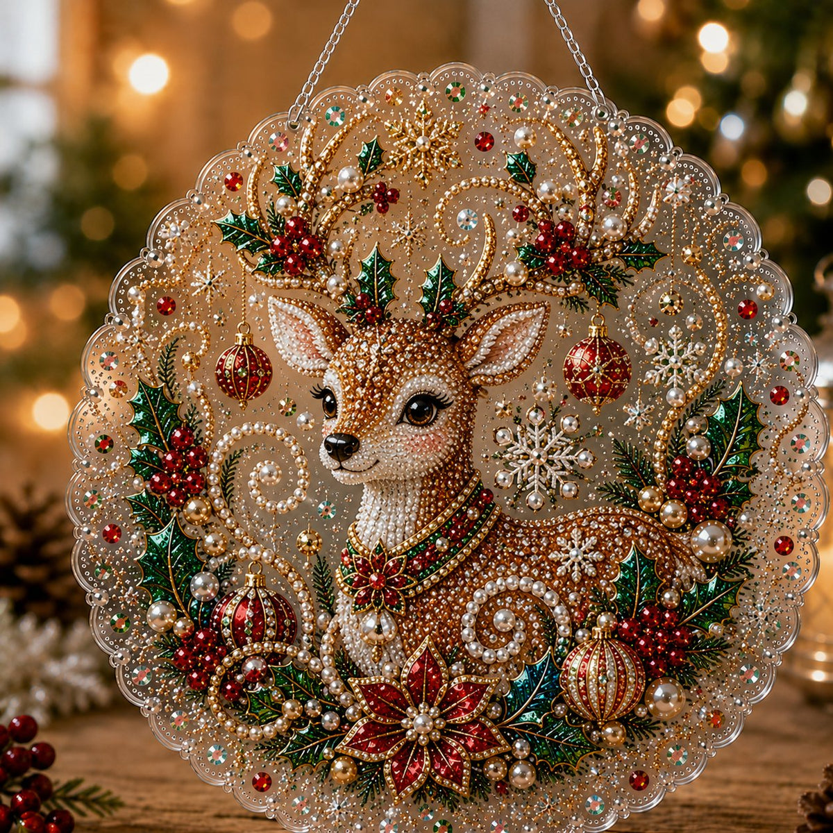 💎 DIY Diamond Painting Ornament Kit – Create a Little Joy for Every Season