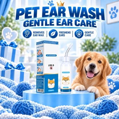 🐶🐱 Jurevon® Pet Ear Cleaner – Deeper Routine Cleaning for Dogs & Cats