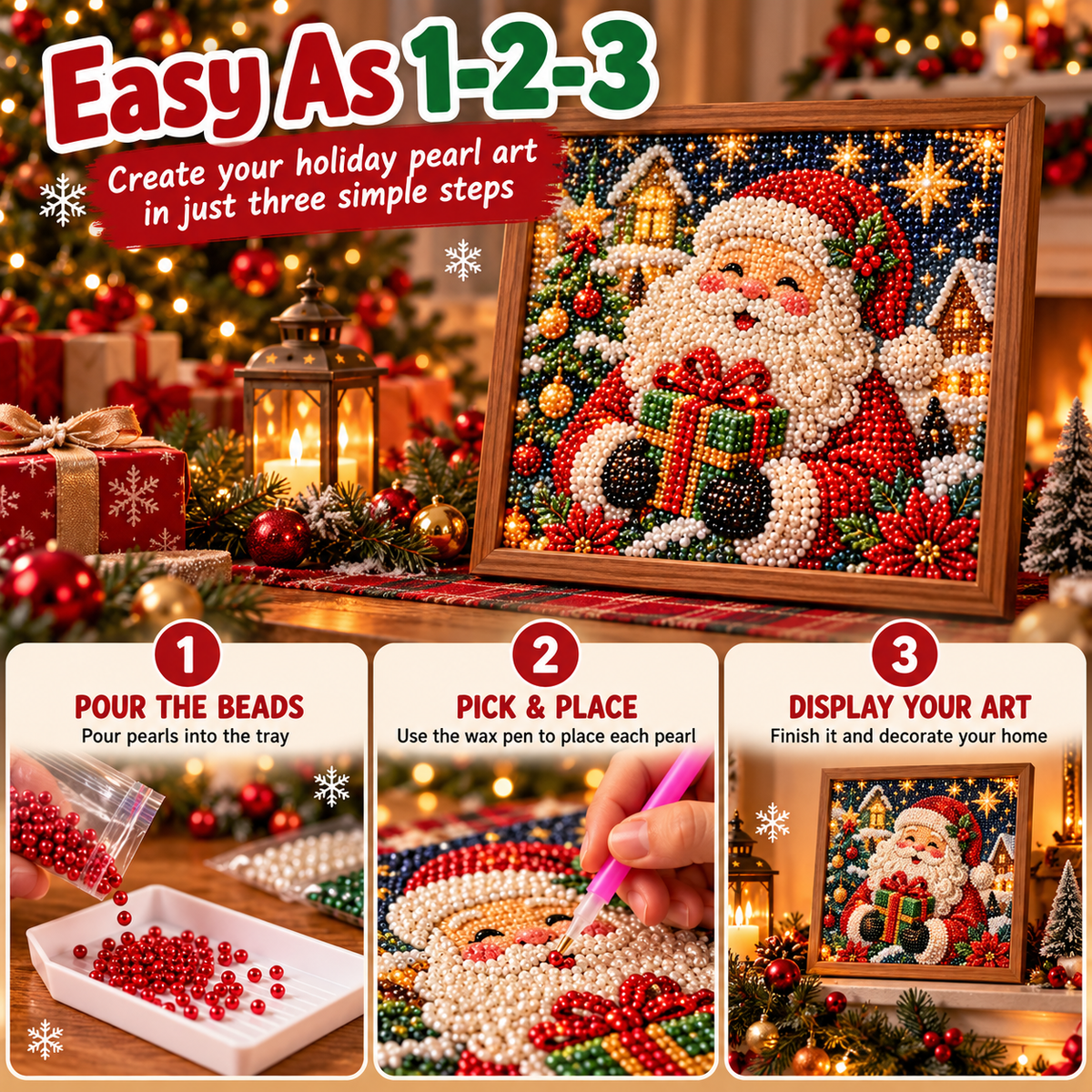 Turn Tiny Pearls Into Holiday Magic.