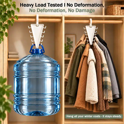 🪝 45% OFF — Jorenix® 12-Hook 360° Swivel Closet Organizer – Space-Saving Storage