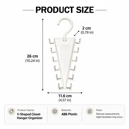 🪝 45% OFF — Jorenix® 12-Hook 360° Swivel Closet Organizer – Space-Saving Storage