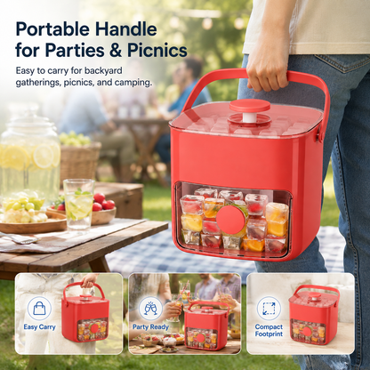 🧊 40% OFF — Jorenix® QuickPop Ice Tray – One-Press Ice Release