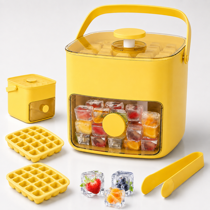 🧊 40% OFF — Jorenix® QuickPop Ice Tray – One-Press Ice Release