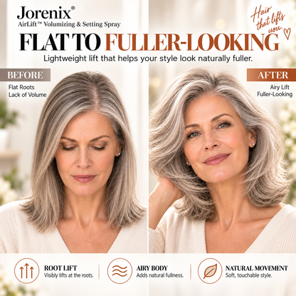 ✨ Jorenix® Volumizing & Setting Spray – Instant Lift & Flexible All-Day Hold