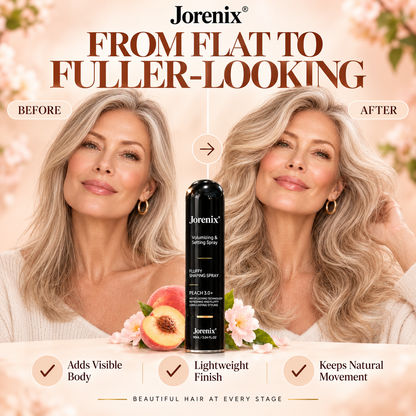 ✨ Jorenix® Volumizing & Setting Spray – Instant Lift & Flexible All-Day Hold