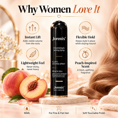 ✨ Jorenix® Volumizing & Setting Spray – Instant Lift & Flexible All-Day Hold