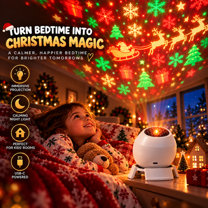 🎅Magical Christmas Projection Night Light – Transform Any Room Into A Holiday Wonderland
