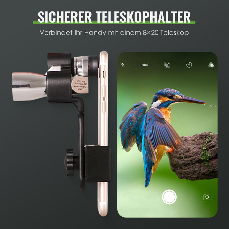 🏆 60% OFF 🔭 Jorenix® 8X Pocket Monocular with Smartphone Clip – See Farther, Capture More