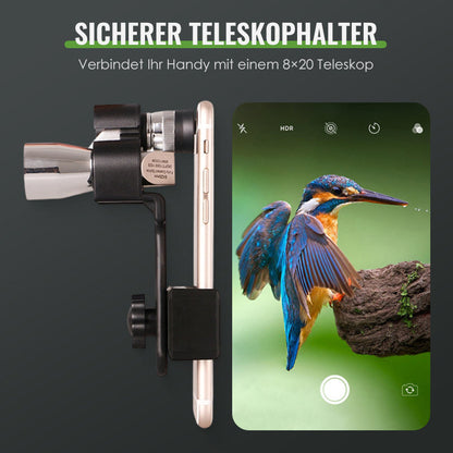 🏆 60% OFF 🔭 Jorenix® 8X Pocket Monocular with Smartphone Clip – See Farther, Capture More